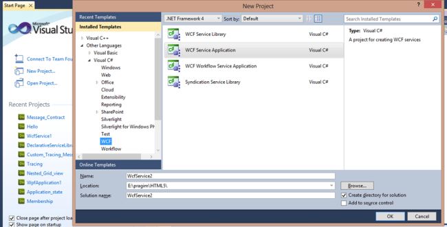 WCF Service Application